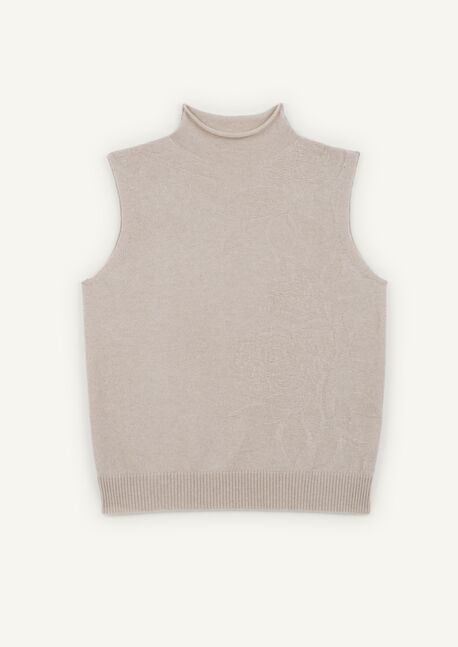 EMBOSSED ORCHID Vest