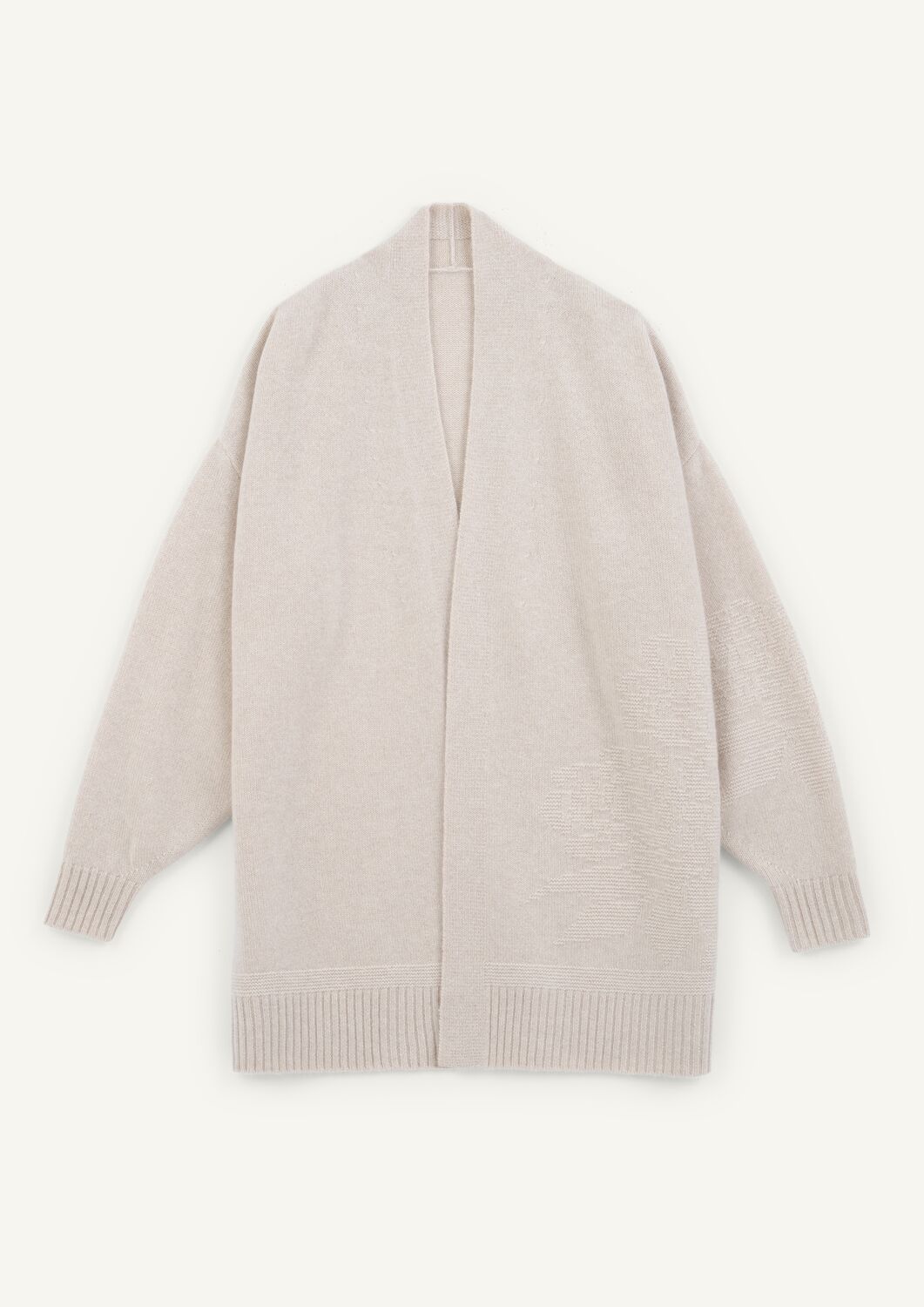 EMBOSSED ORCHID Cardigan - 5