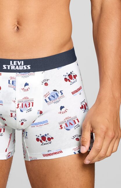 LEVIS MEN FRUITY AOP BOXER BRIEF 2P