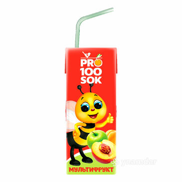 Kids Pro 100 sok Multifruit Juice 200мл №1