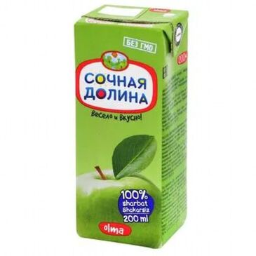 Kids Сочная Долина Apple Juice 200мл 11