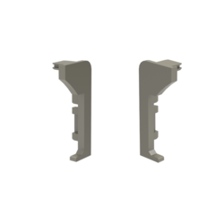 LEFT AND RIGHT SIDE HEAD，PAINTED IRON GRAY，VALDO-100