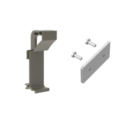 FASTENING+ SPLICING FIXING+SCREW， PAINTED IRON GRAY，VALDO-100