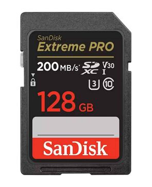 Sandisk Extreme PRO 128gb 4K UHD SD карт зарна. 