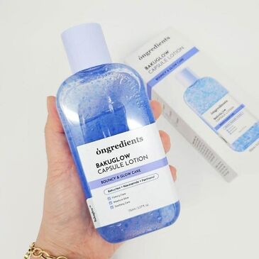 Ongredients bacuglow capsule lotion 150ml