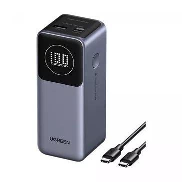 UGREEN 100W 12000mAh Fast Charging Power Bank with LCD Display 35526B ( Зөөврийн Цэнэглэгч )