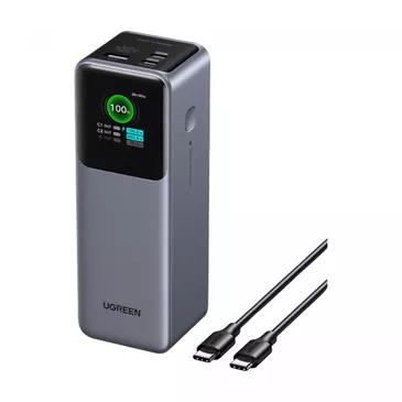 UGREEN 200W 25000mAh Fast Charging Power Bank with LCS Display 35525B ( Зөөврийн Цэнэглэгч )