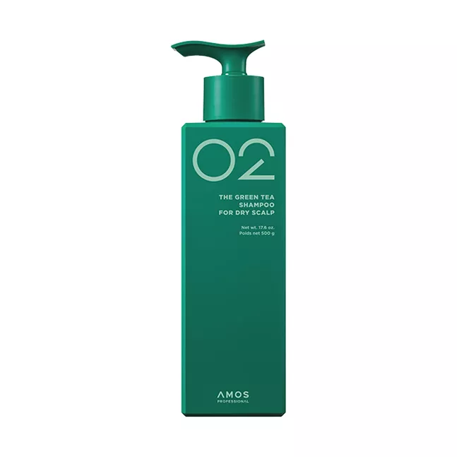 Amos Green Tea realistic shampoo for normal to dry scalp