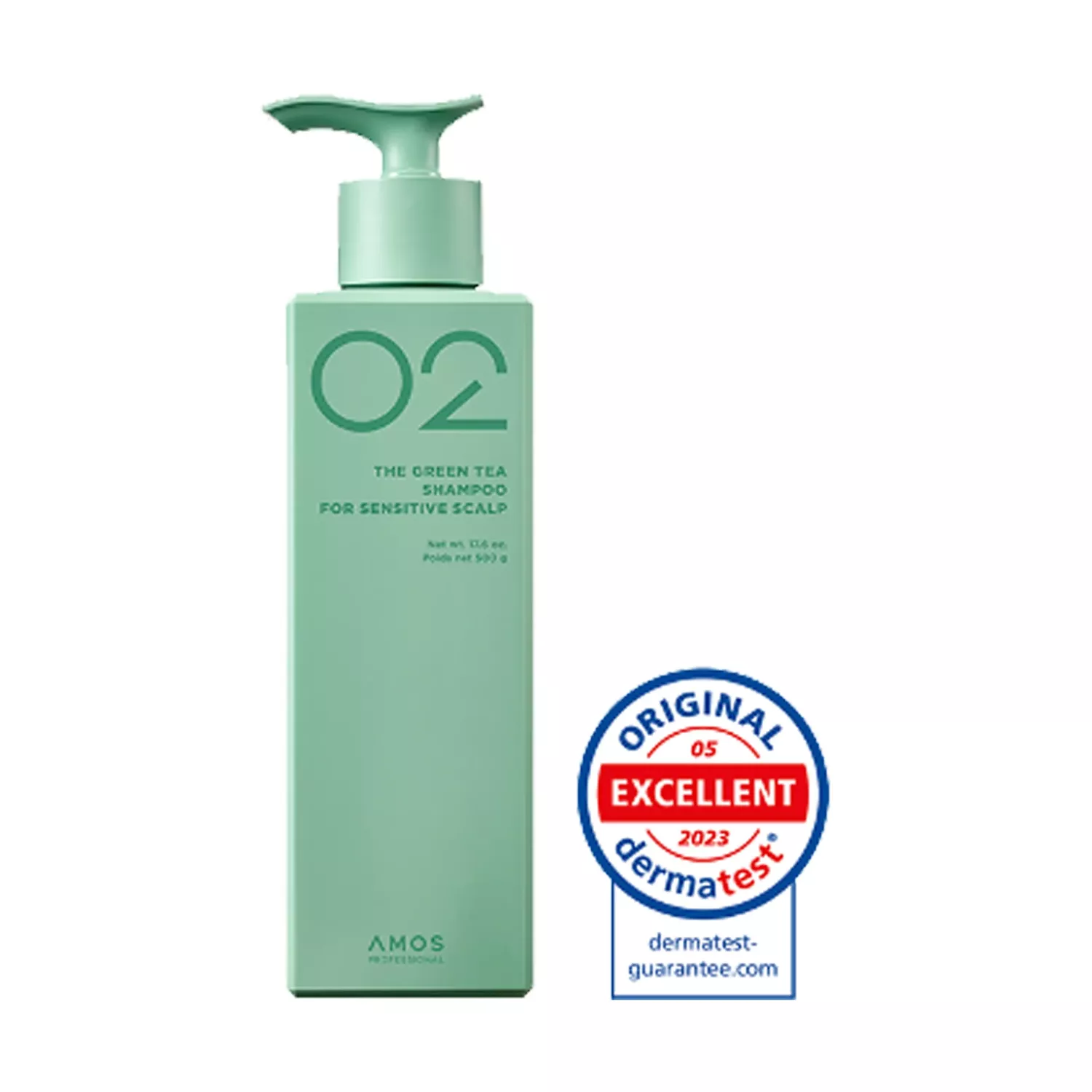 Amos Green Tea realistic shampoo sensitive scalp