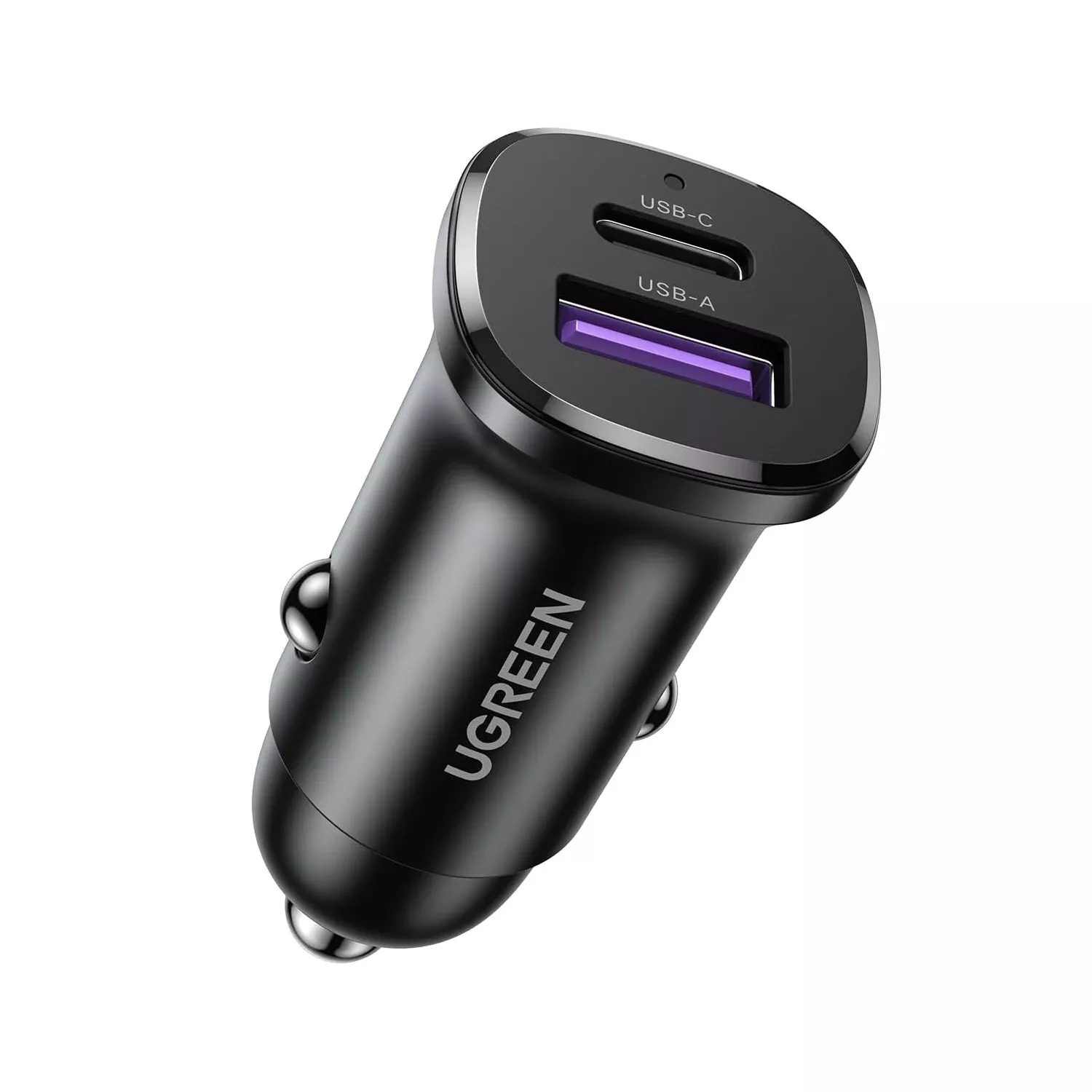 UGREEN USB-C USB-A 30W Fast Car Charger 25845 ( Цэнэглэгч , Адаптер )