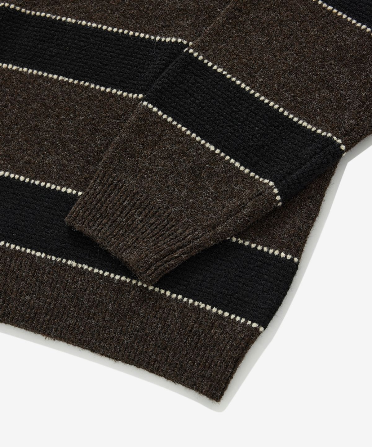 STRIPE COLLAR KNIT