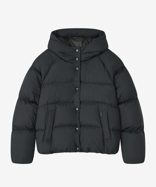 WOMEN CIVIC HOODED DOWN JACKET