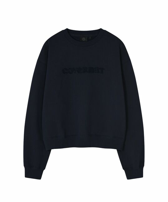 WOMEN COOPER LOGO BRUSHED SWEATSHIRT