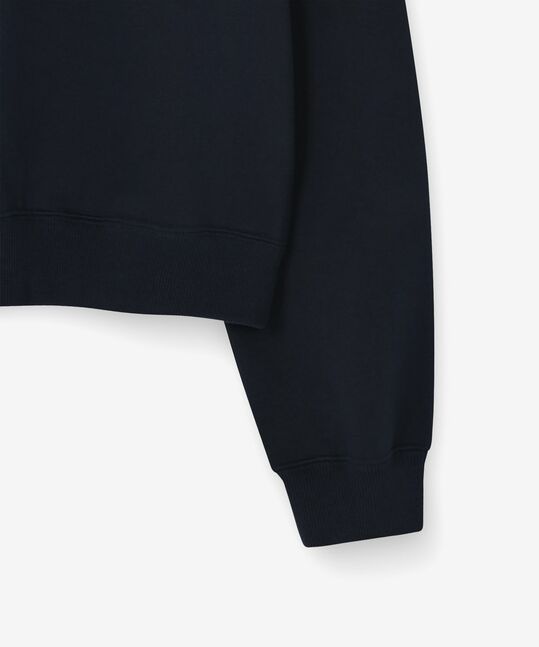 WOMEN COOPER LOGO BRUSHED SWEATSHIRT