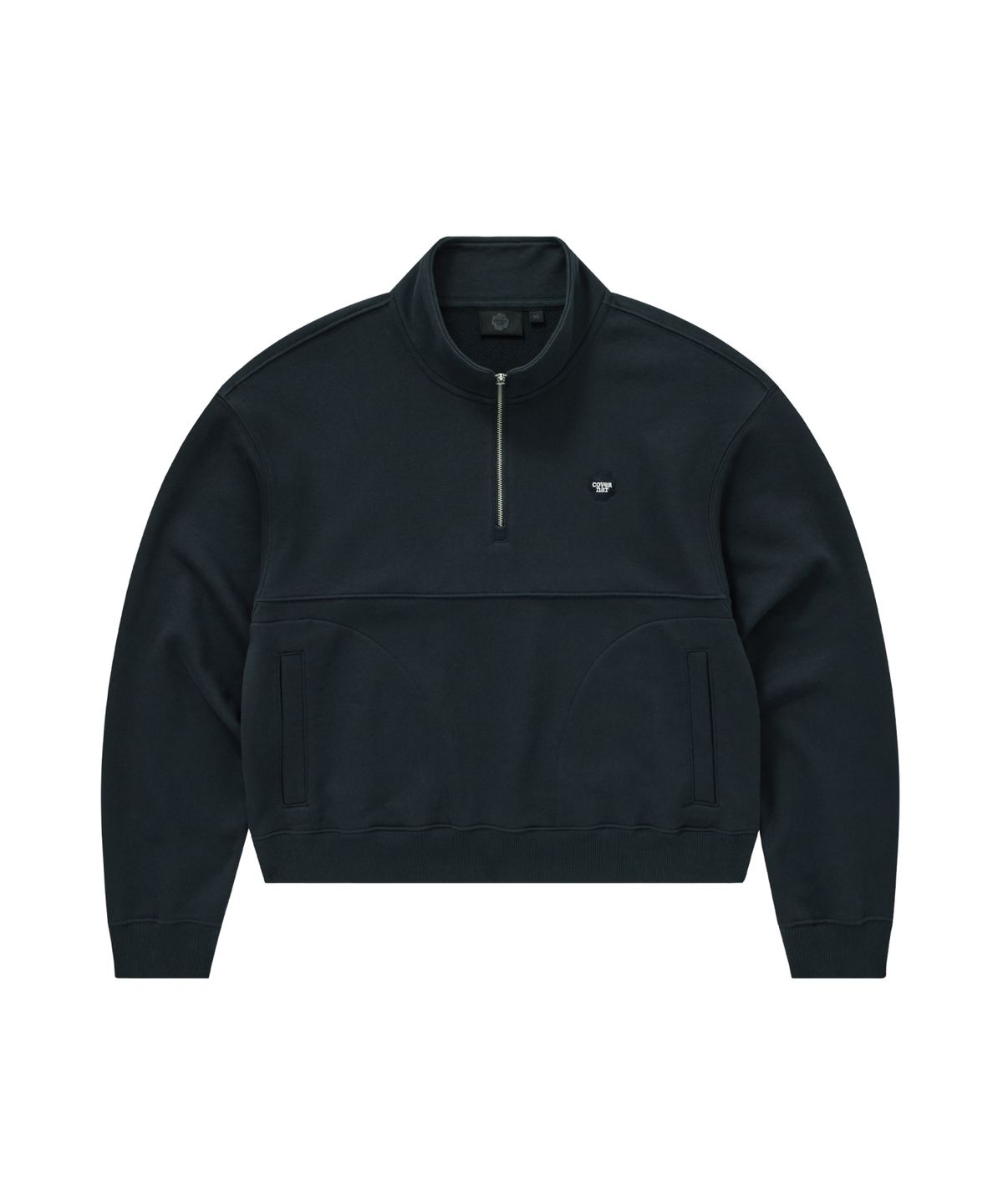 WOMEN HALF ZIP UP SWEATSHIRT