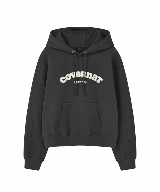 WOMEN COOPER LOGO BRUSHED HOODIE