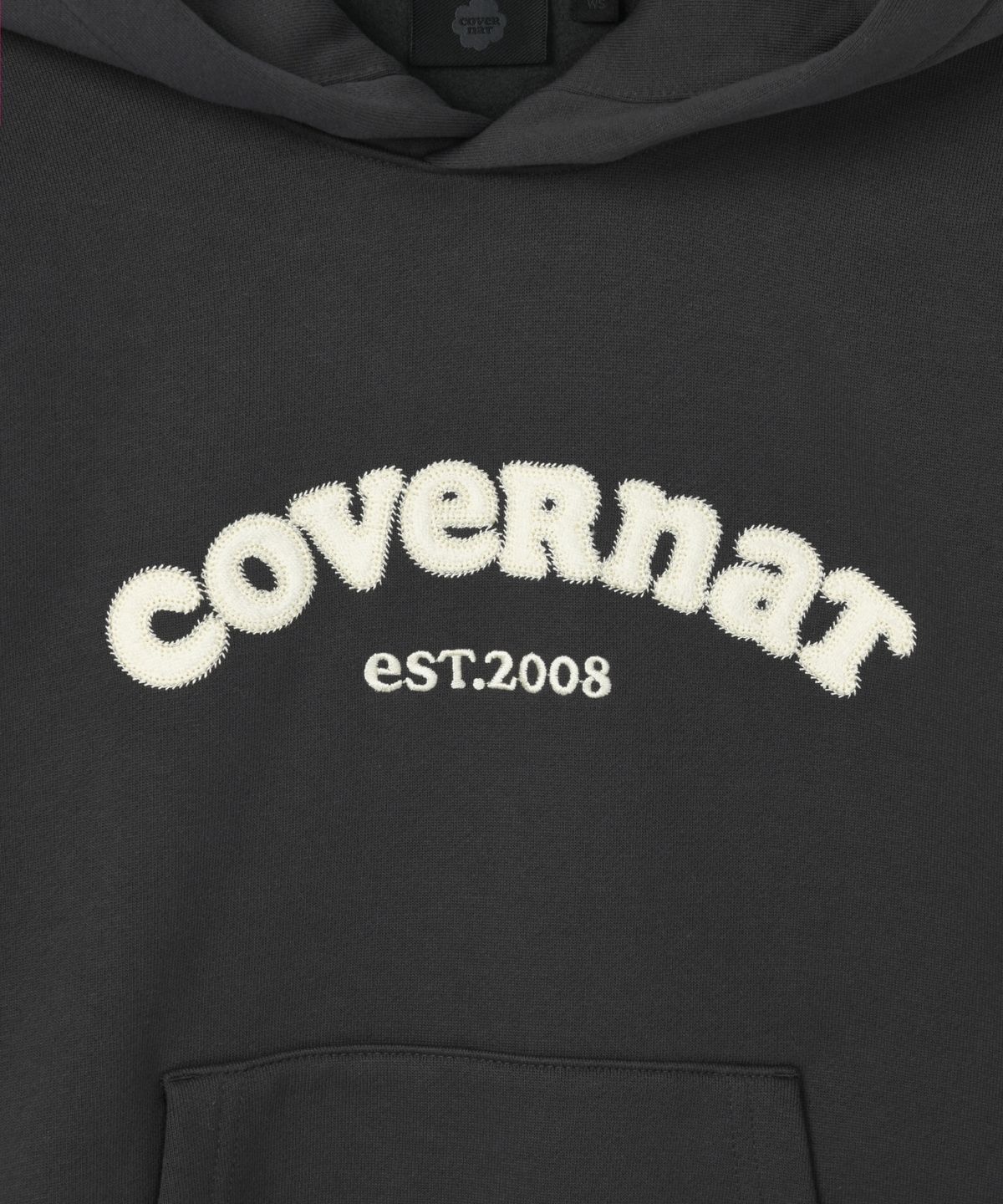 WOMEN COOPER LOGO BRUSHED HOODIE