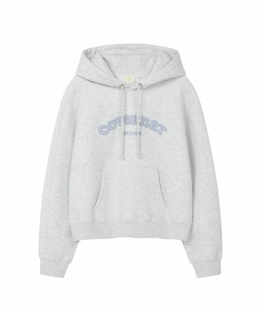 WOMEN COOPER LOGO BRUSHED HOODIE