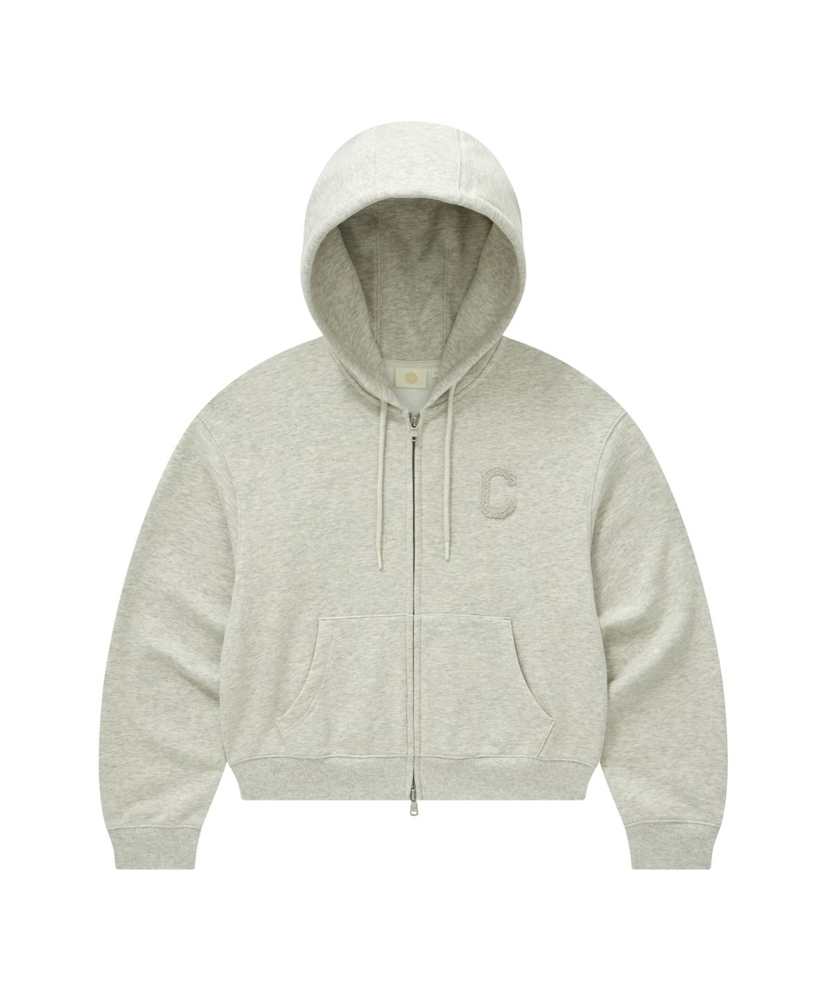WOMEN C LOGO ZIP-UP HOODIE