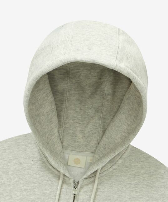 WOMEN C LOGO ZIP-UP HOODIE
