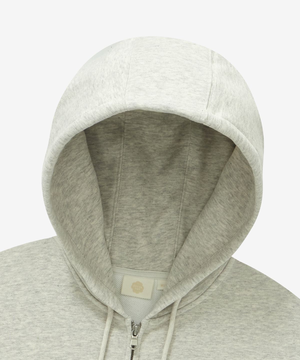 WOMEN C LOGO ZIP-UP HOODIE