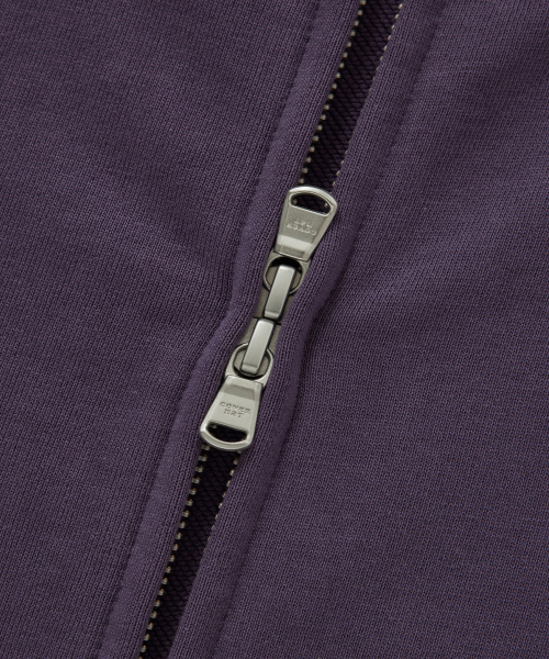 WOMEN C LOGO ZIP-UP HOODIE