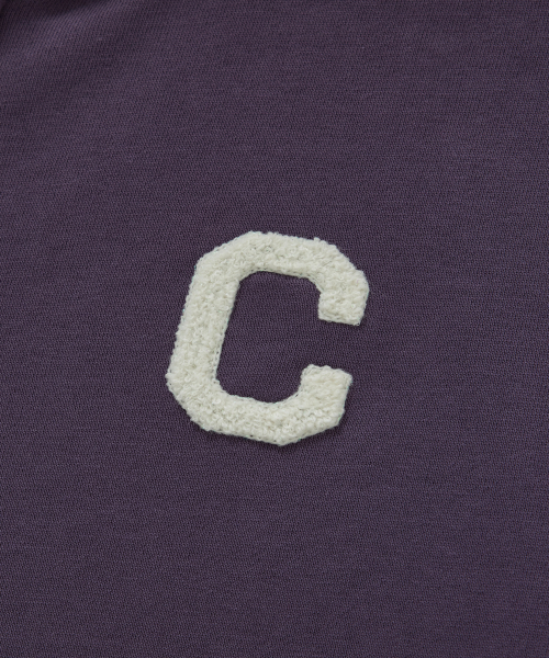 WOMEN C LOGO ZIP-UP HOODIE