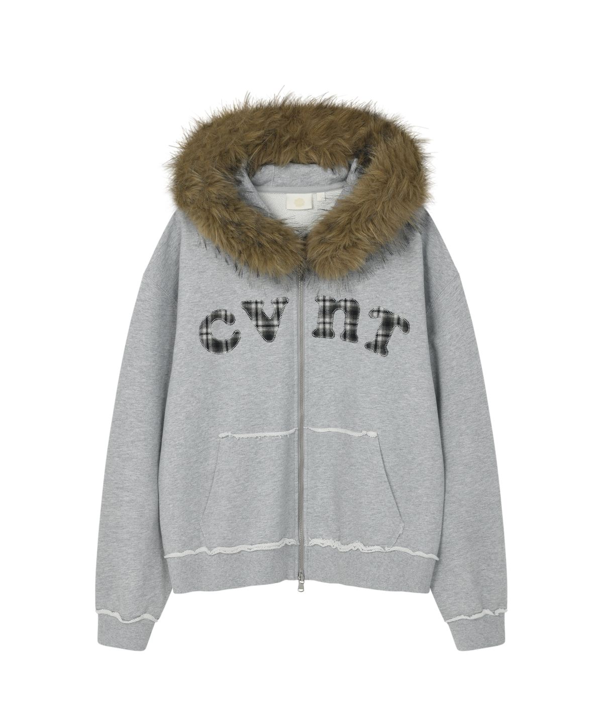 WOMEN OVER-FIT ZIP-UP HOODIE