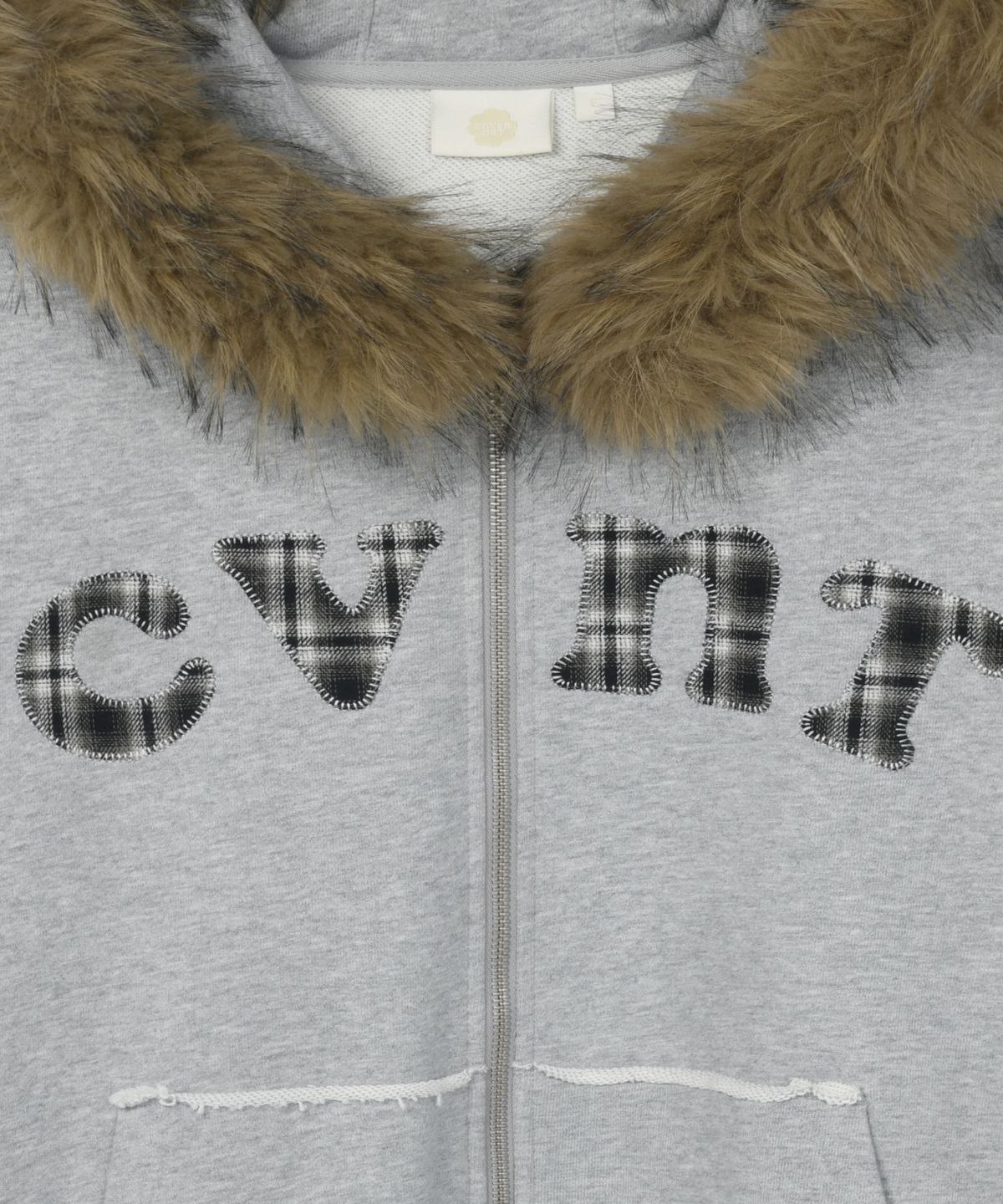 WOMEN OVER-FIT ZIP-UP HOODIE