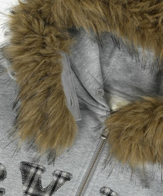 WOMEN OVER-FIT ZIP-UP HOODIE