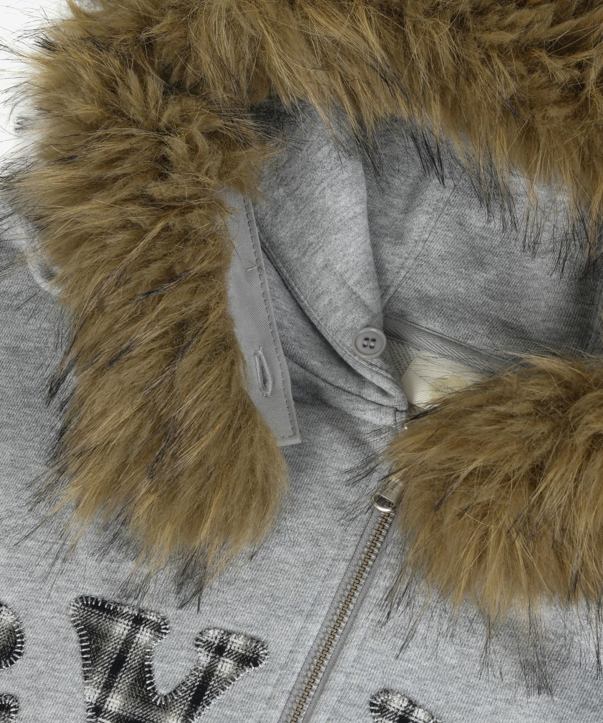WOMEN OVER-FIT ZIP-UP HOODIE