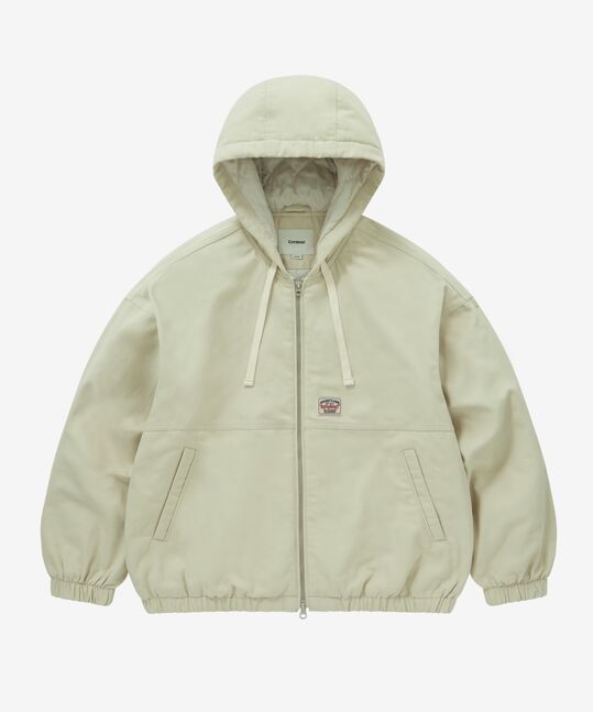 HEAVY OXFORD HOODED JACKET