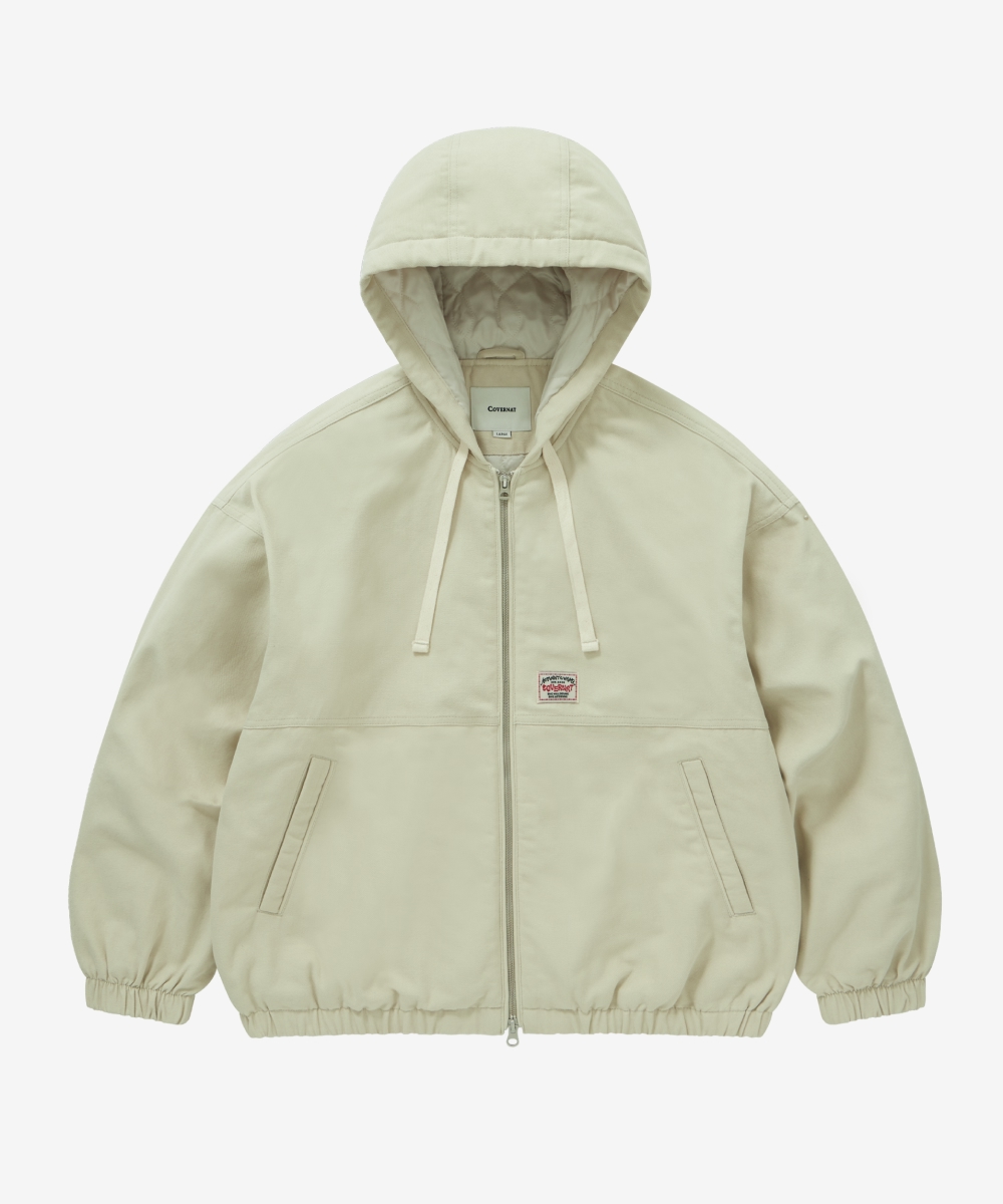 HEAVY OXFORD HOODED JACKET