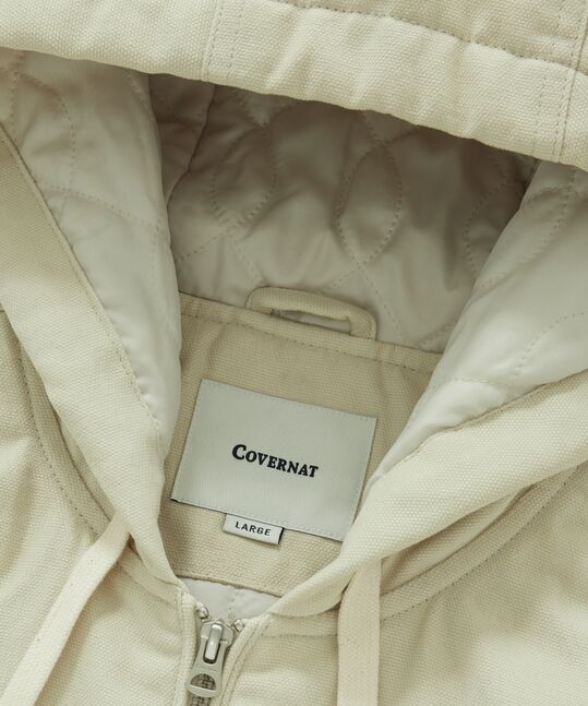 HEAVY OXFORD HOODED JACKET