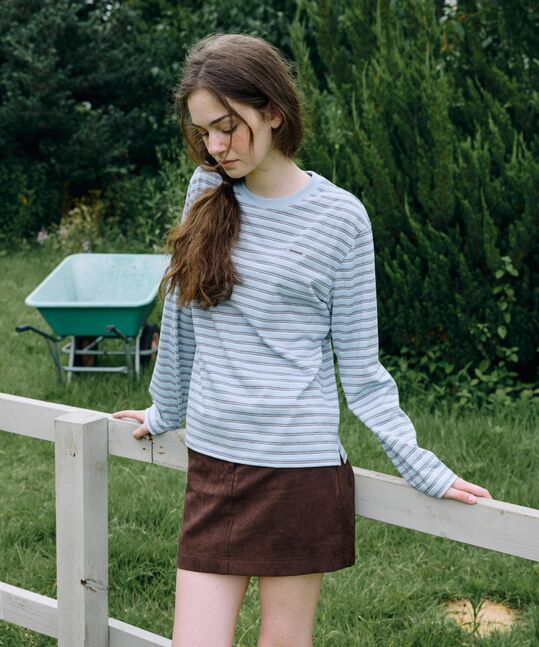 WOMEN STRIPE LONG SLEEVE