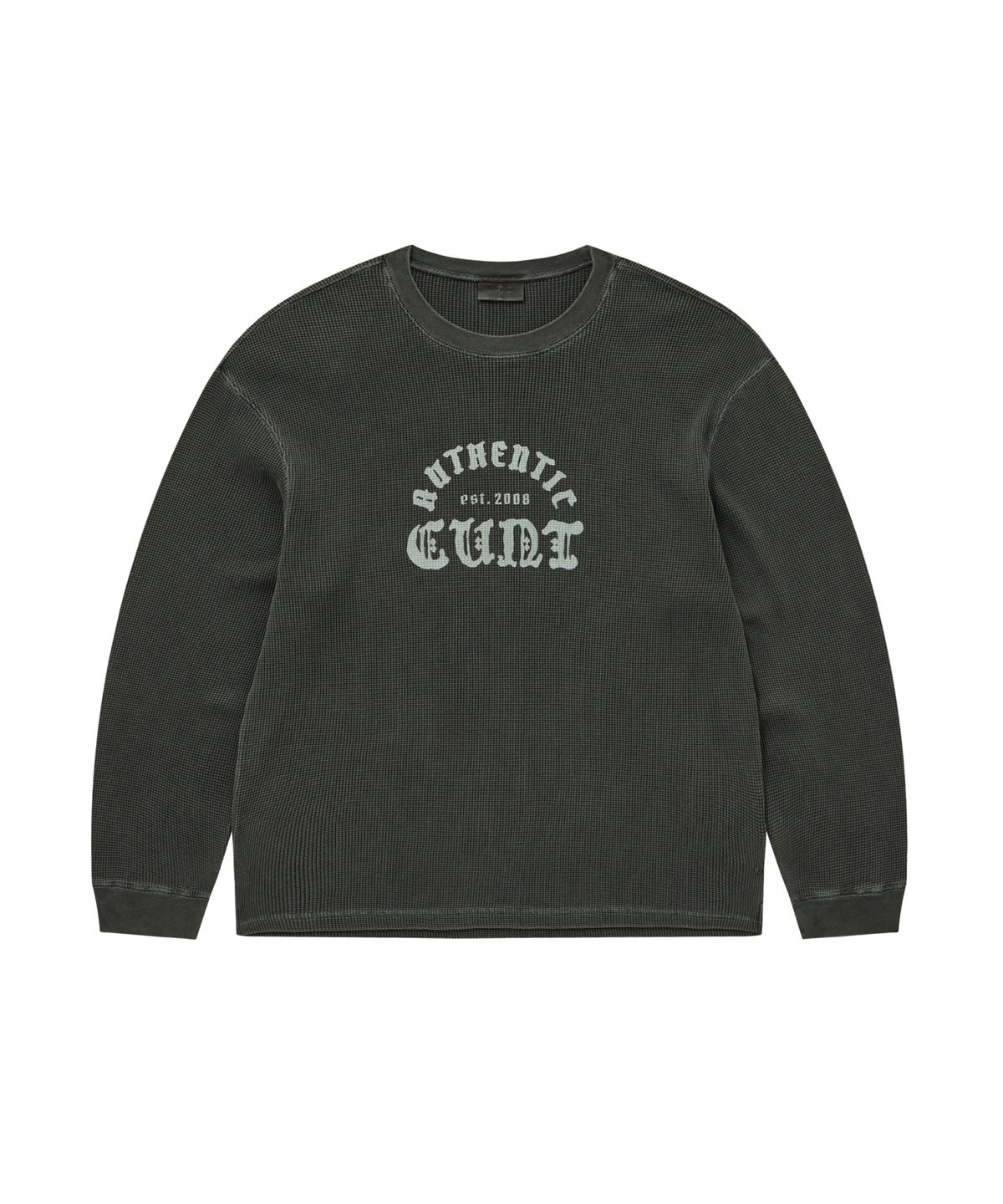 WAFFLE GRAPHIC LONG SLEEVE