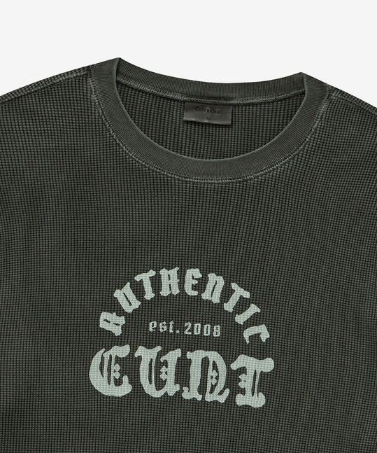 WAFFLE GRAPHIC LONG SLEEVE