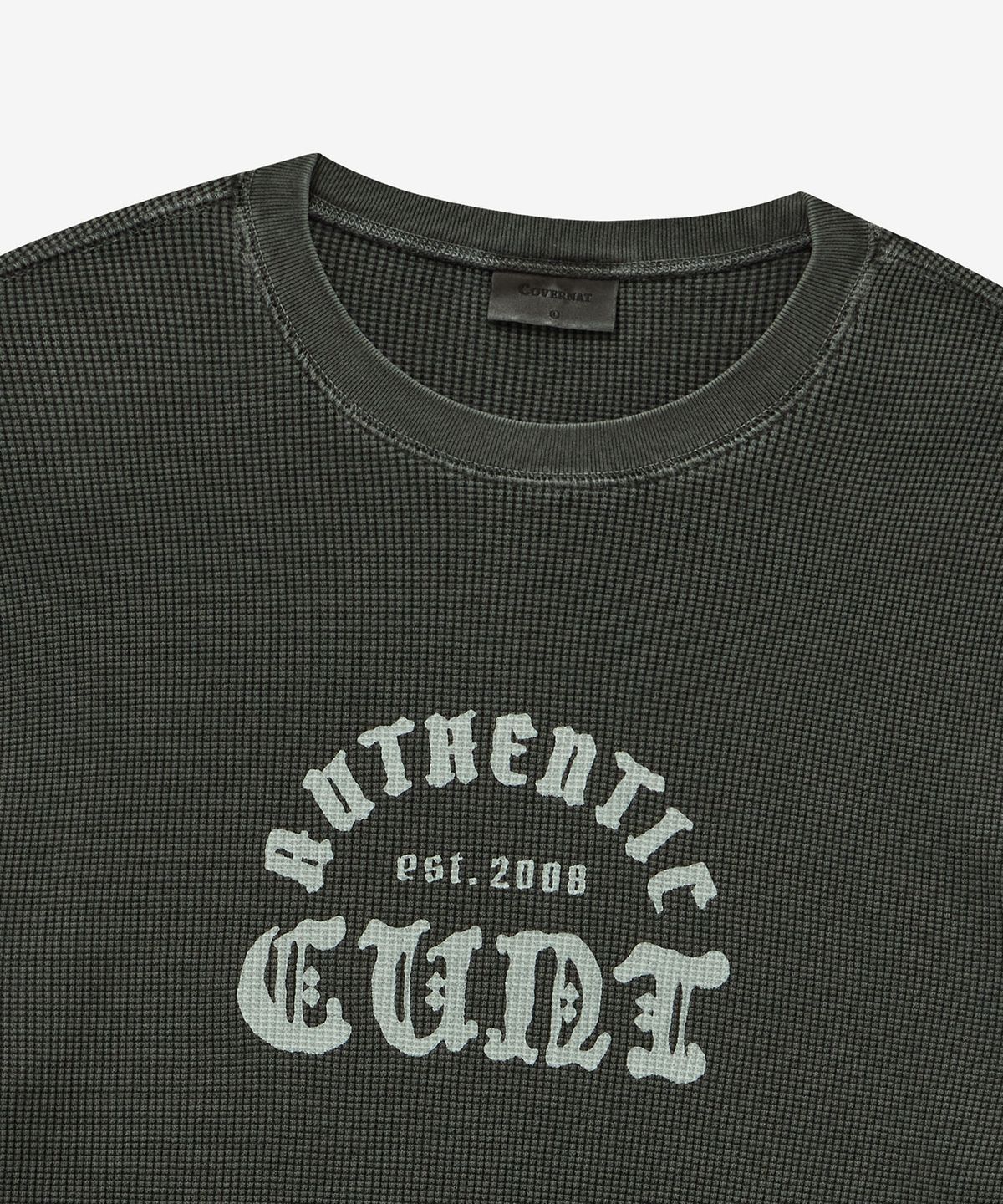 WAFFLE GRAPHIC LONG SLEEVE