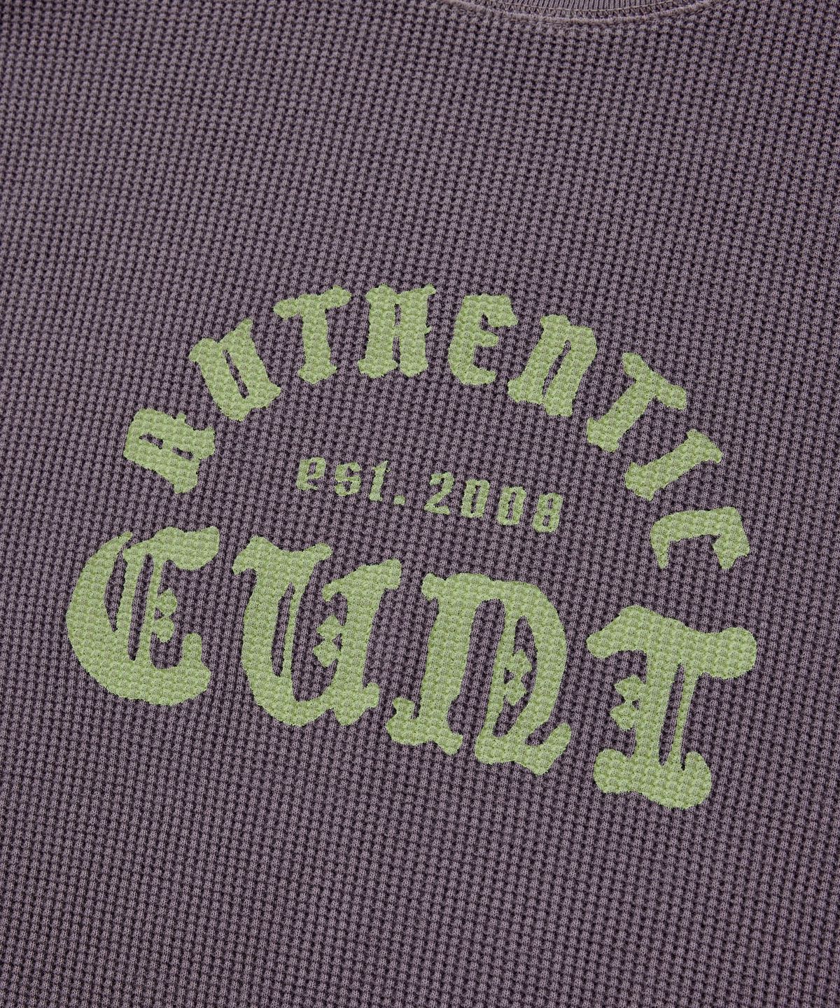 WAFFLE GRAPHIC LONG SLEEVE