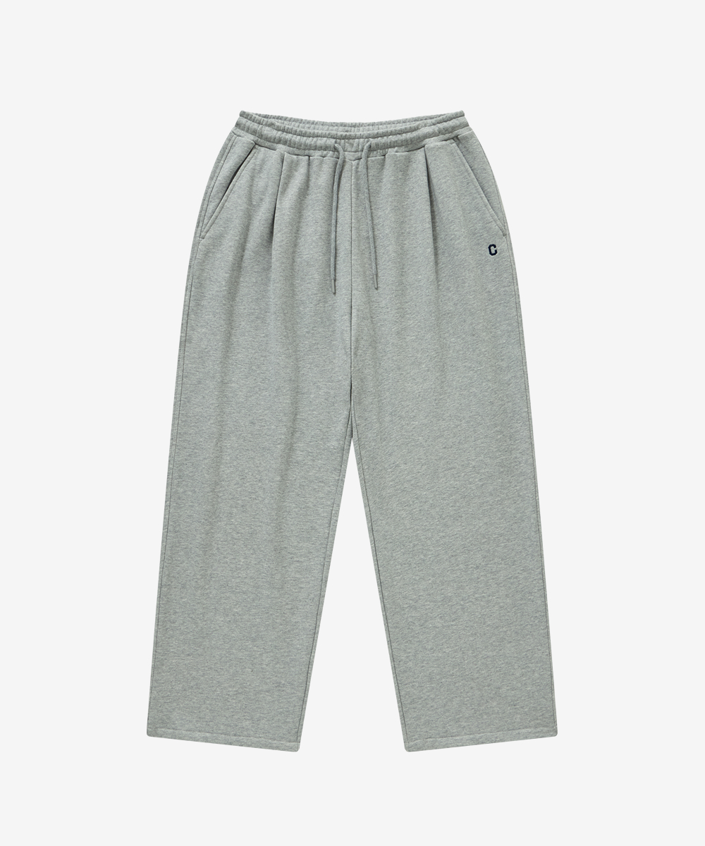 C LOGO WIDE SWEATPANTS