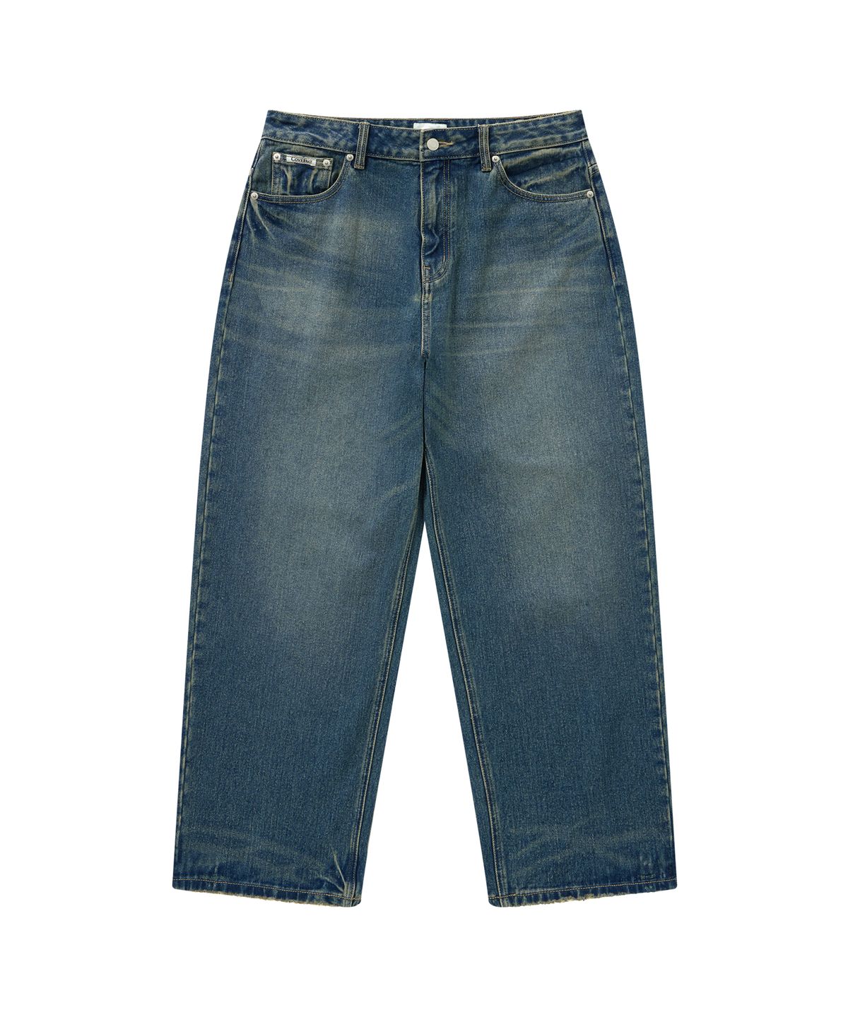 RING-SPUN WIDE DENIM PANTS