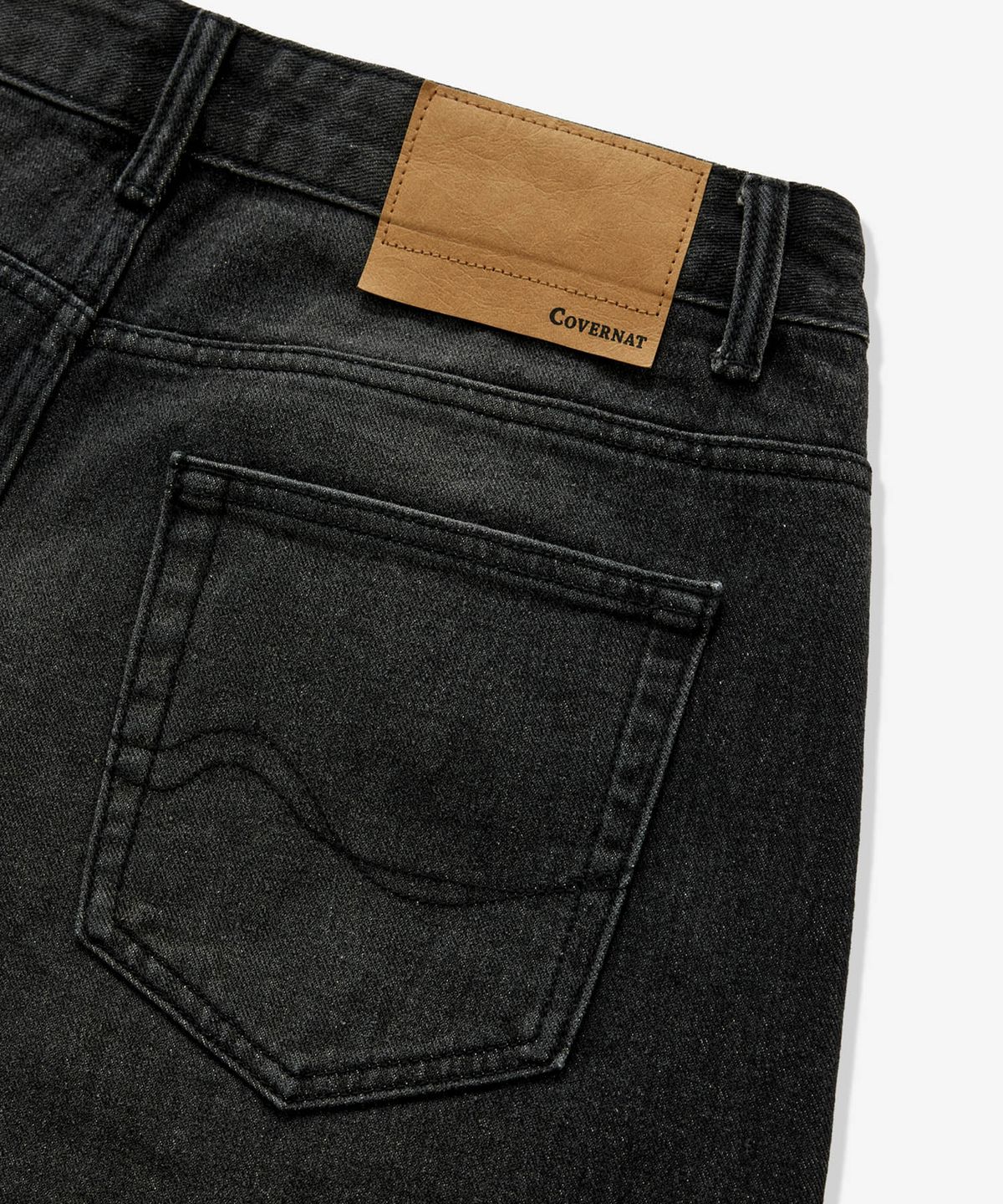 RING-SPUN WIDE DENIM PANTS