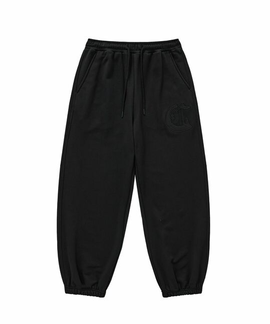 GOTHIC C LOGO SEMI WIDE JOGGER SWEATPANTS