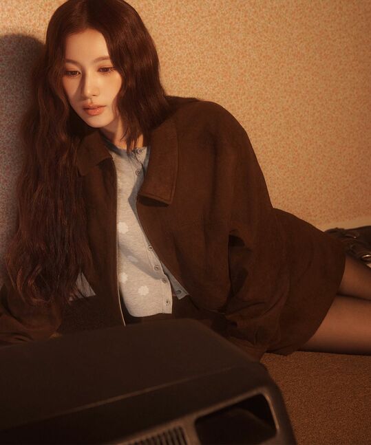 WOMEN SUEDE MINI SKIRT