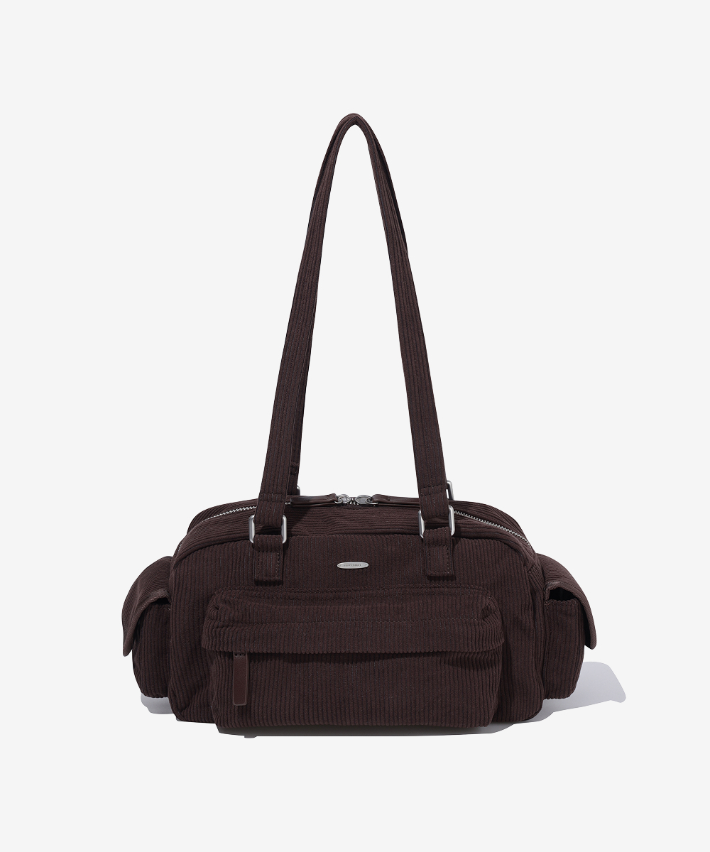WOMEN POCKET SHOULDER BAG (CORDUROY)