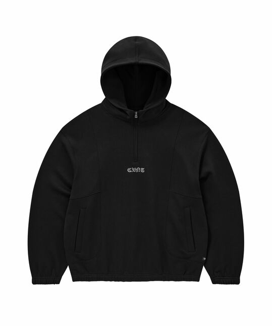 DIPLOMA CVNT CURVED HALF ZIP HOODIE