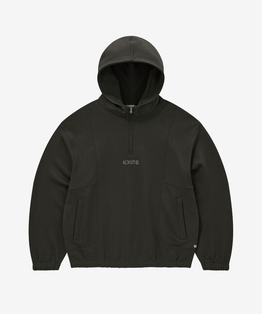 DIPLOMA CVNT CURVED HALF ZIP HOODIE