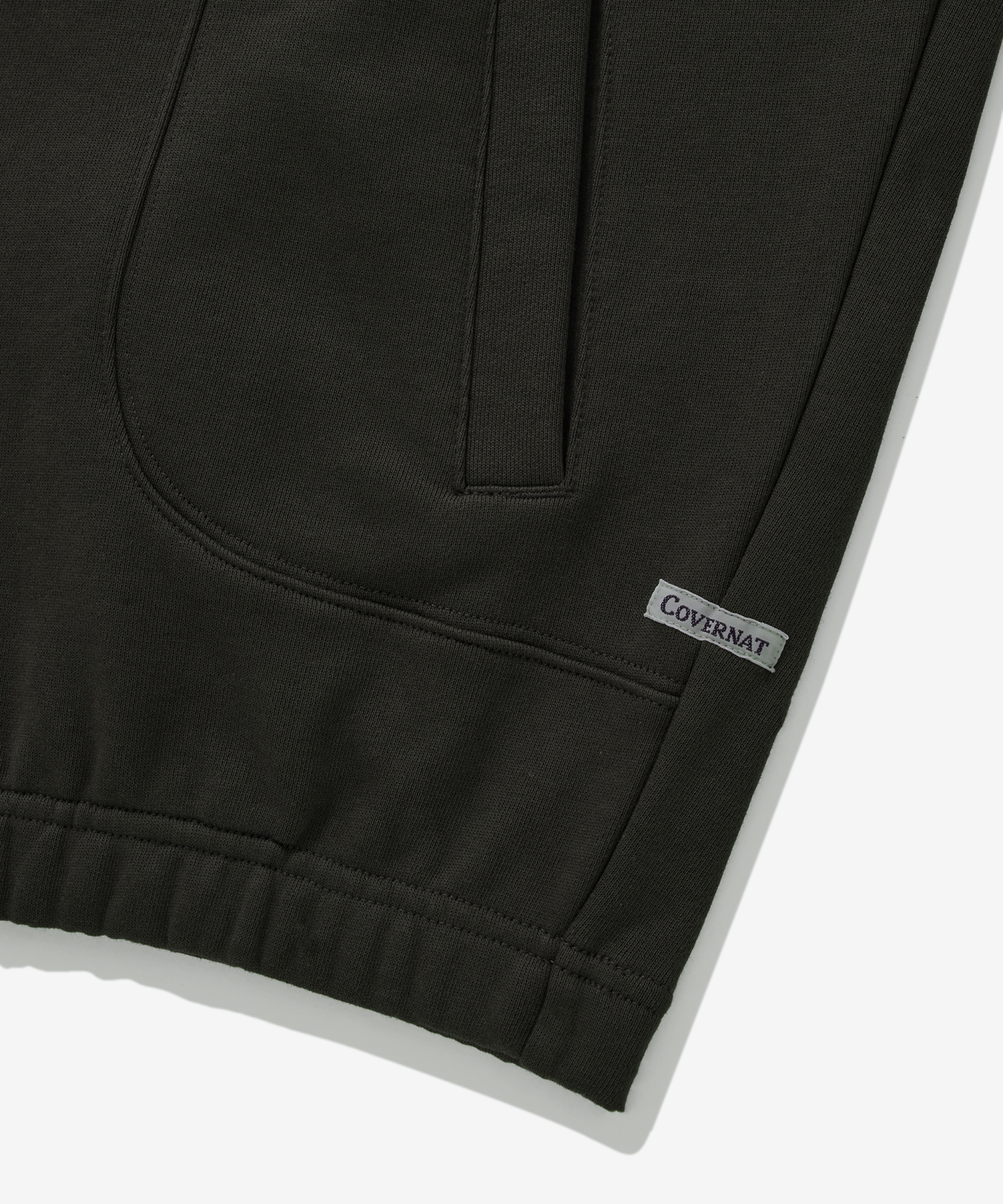 DIPLOMA CVNT CURVED HALF ZIP HOODIE