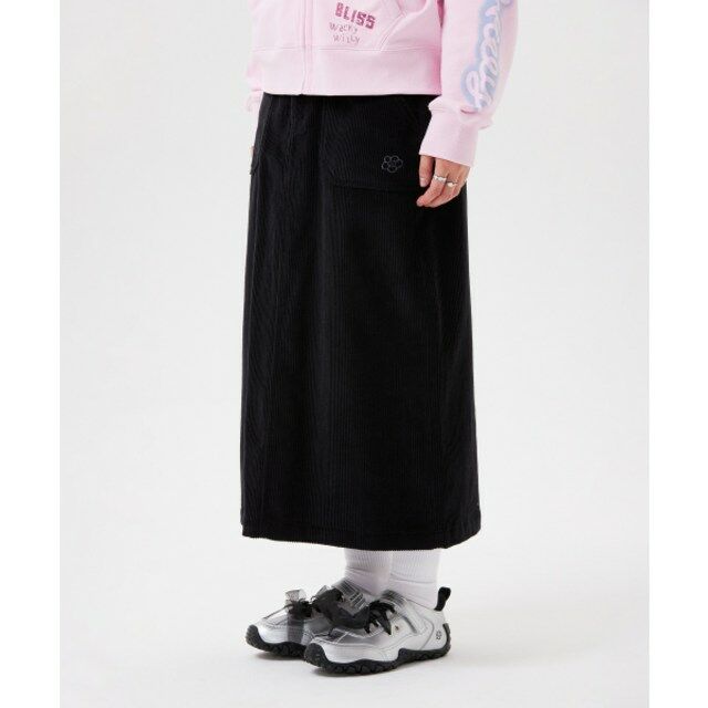 WOMEN'S CORDUROY LONG SKIRT