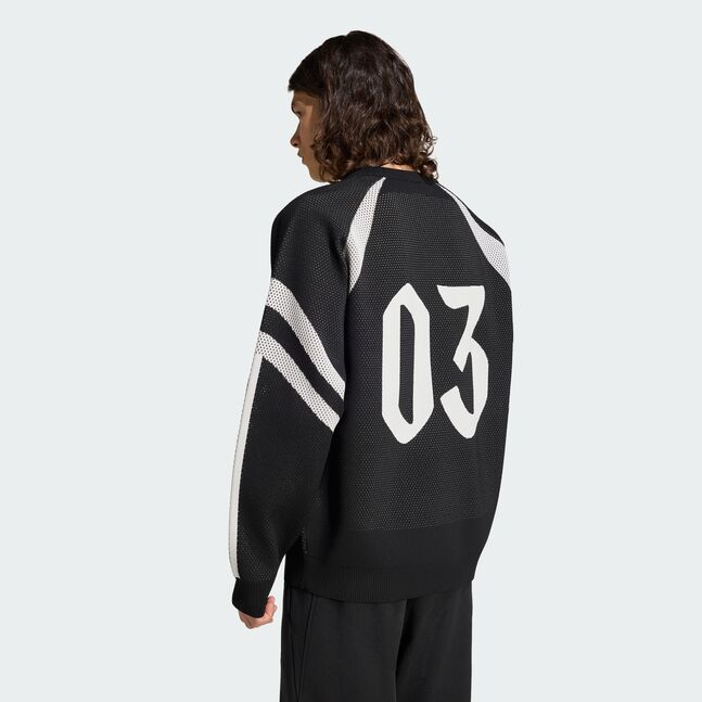 M TIRO CREW Q4 BLACK/WHITE